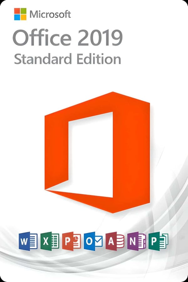Microsoft Office 2019 Standard License for 3 devices